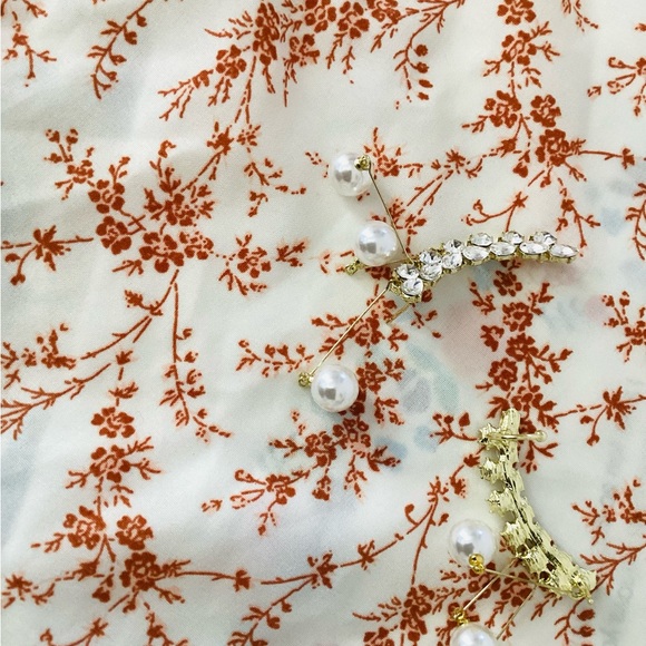 Woman fashion earrings light luxury tassels pearl And gold earrings for women - Picture 8 of 9